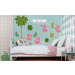 Kit Adesivo de Parede - Flamingo
